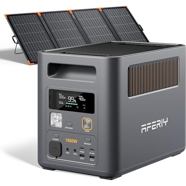 Зарядна станція AFERIY AF-P180 Pro — автономний резерв 1024 Вт·год / 1800 Вт для дому та техніки Зарядна станція AFERIY AF-P180 Pro — автономний резерв 1024 Вт·год / 1800 Вт для дому та техніки
