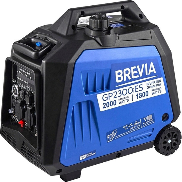Генератор інверторний бензиновий BREVIA GP2300iES, з автозапуском Генератор інверторний бензиновий BREVIA GP2300iES, з автозапуском