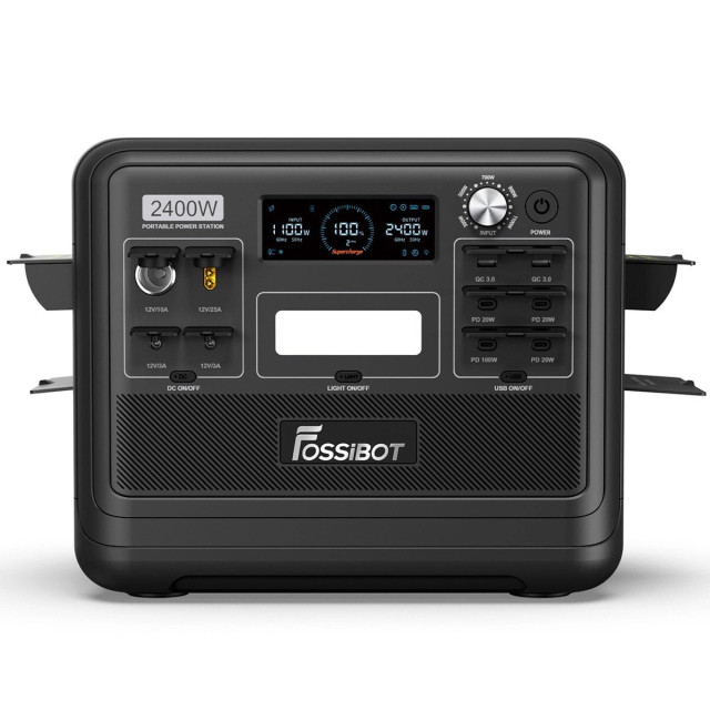 Купити зарядну станцію FOSSiBOT F2400 (2048 Вт·год / 2400 Вт) — LiFePO4, чистий синус 2.4 кВт, надшвидкий ДБЖ <10мс Купити зарядну станцію FOSSiBOT F2400 (2048 Вт·год / 2400 Вт) — LiFePO4, чистий синус 2.4 кВт, надшвидкий ДБЖ <10мс