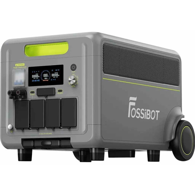 Зарядна станція FOSSiBOT F7200 — промисловий ДБЖ 7.2 кВт для дому, виробництва та будівництва