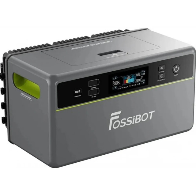 Зарядна станція Fossibot FBP1200W+Battery — автономний резерв 3.9 кВт·год для дому, котла та ПК Зарядна станція Fossibot FBP1200W+Battery — автономний резерв 3.9 кВт·год для дому, котла та ПК