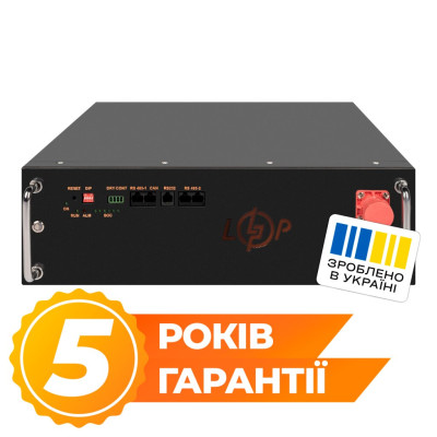 Акумулятор LogicPower LP LiFePO4 51,2V - 100 Ah (5120Wh) (BMS JK 100A/50А) RM RS485/CAN BL