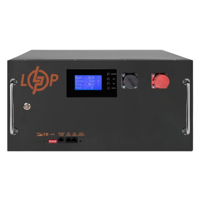 Акумулятор LogicPower LP LiFePO4 51,2V - 160 Ah (8192Wh) (BMS SP 150A/100А) RM RS485/CAN LCD BL Акумулятор LogicPower LP LiFePO4 51,2V - 160 Ah (8192Wh) (BMS SP 150A/100А) RM RS485/CAN LCD BL