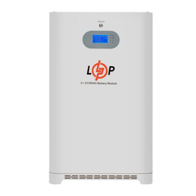 Акумулятор LogicPower LP LiFePO4 51,2V - 280 Ah (14336 Wh) (Smart BMS 200A) с LCD AB RS485/CAN Акумулятор LogicPower LP LiFePO4 51,2V - 280 Ah (14336 Wh) (Smart BMS 200A) с LCD AB RS485/CAN