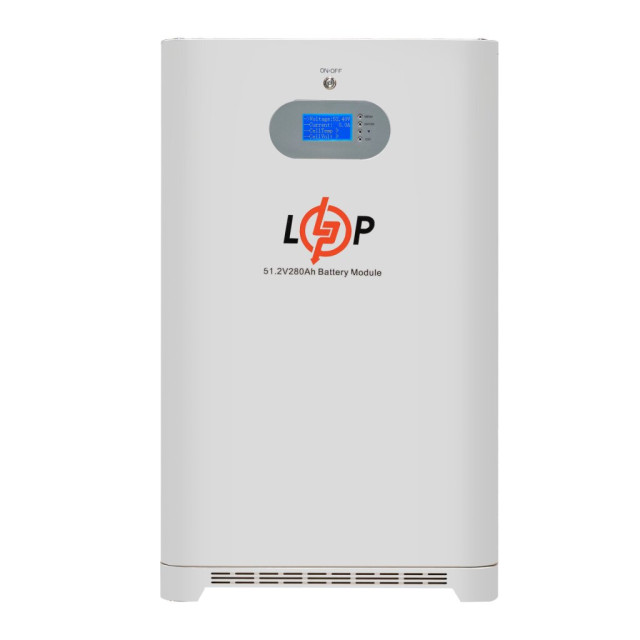 Акумулятор LogicPower LP LiFePO4 51,2V - 280 Ah (14336 Wh) (Smart BMS 200A) с LCD AB RS485/CAN