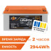 Акумулятор LogicPower LP LiFePO4 12,8V - 230 Ah (2944Wh) (BMS 200A/100А) пластик Smart BT Акумулятор LogicPower LP LiFePO4 12,8V - 230 Ah (2944Wh) (BMS 200A/100А) пластик Smart BT