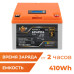 Акумулятор LogicPower LP LiFePO4 12,8V - 32 Ah (410Wh) (BMS 50А/25A) пластик LCD