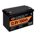 Акумулятор LogicPower LP LiFePO4 12V (12,8V) - 100 Ah (1280Wh) (Smart BMS 100А) з BT пластик