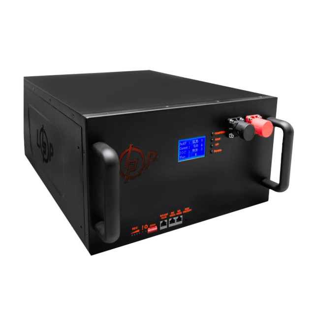 Акумулятор LogicPower LP LiFePO4 25,6V - 280 Ah (7168Wh) (BMS 200A/100А) LCD метал Smart RM RS485/CAN