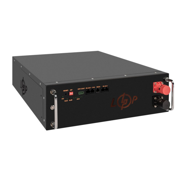 Акумулятор LogicPower LP LiFePO4 51,2V - 100 Ah (5120Wh) (BMS JK 100A/50А) RM RS485/CAN BL
