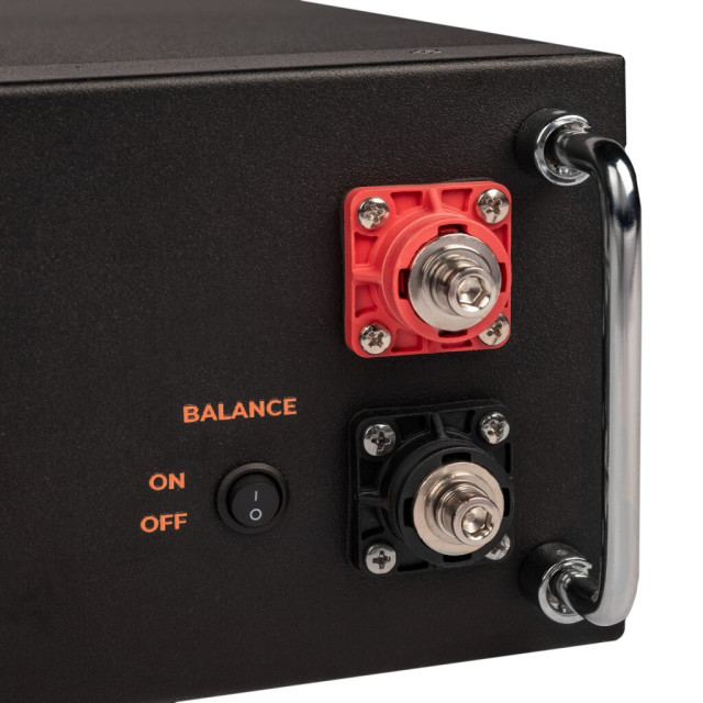 Акумулятор LogicPower LP LiFePO4 51,2V - 100 Ah (5120Wh) (BMS SP 100A/50А) RM RS485/CAN LCD BL