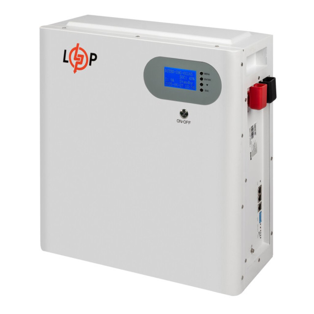 Акумулятор LogicPower LP LiFePO4 51,2V - 100 Ah 5120Wh (Smart BMS 100A) з LCD WAB RS485/CAN