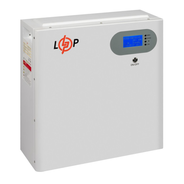 Акумулятор LogicPower LP LiFePO4 51,2V - 100 Ah 5120Wh (Smart BMS 100A) з LCD WAB RS485/CAN