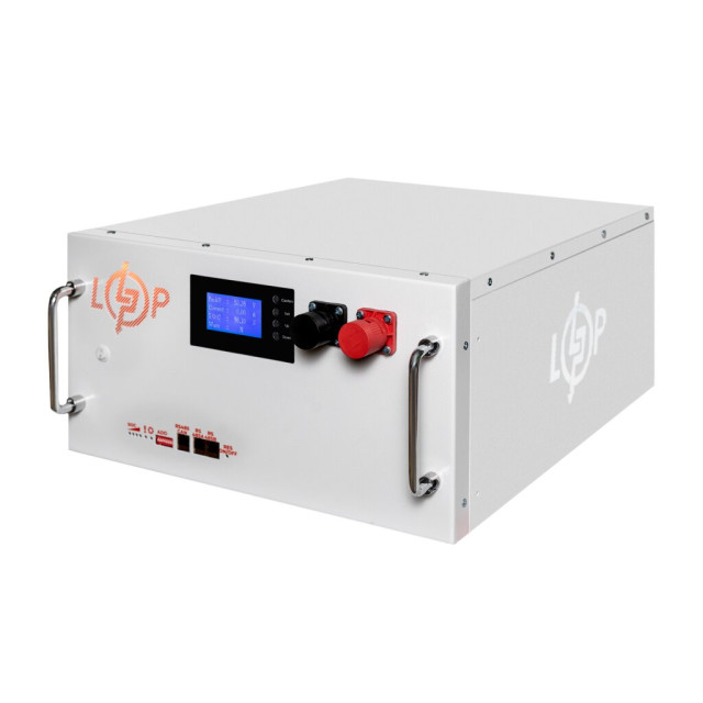 Акумулятор LogicPower LP LiFePO4 51,2V - 230 Ah (11776Wh) (BMS SP 200A/100A) RM RS485/CAN LCD WH