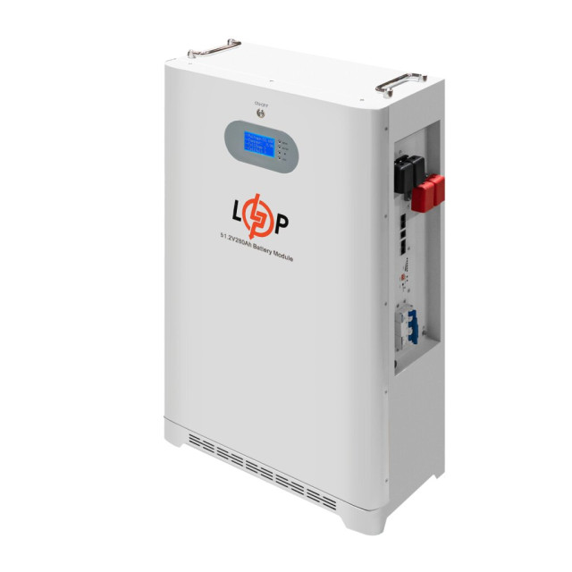 Акумулятор LogicPower LP LiFePO4 51,2V - 280 Ah (14336 Wh) (Smart BMS 200A) с LCD AB RS485/CAN