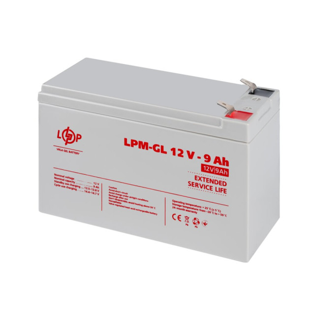 Гелевый аккумулятор LogicPower LPM-GL 12V - 9 Ah Гелевый аккумулятор LogicPower LPM-GL 12V - 9 Ah