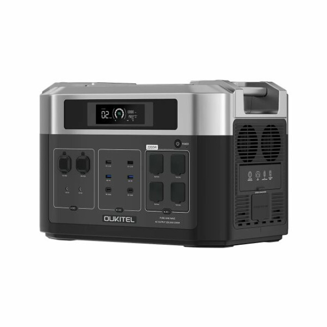 Купити модульну зарядну станцію OUKITEL BP2000E (2048 Вт·год / 2200 Вт) — LiFePO4, чистий синус 2.2 кВт, ДБЖ <10мс Купити модульну зарядну станцію OUKITEL BP2000E (2048 Вт·год / 2200 Вт) — LiFePO4, чистий синус 2.2 кВт, ДБЖ <10мс