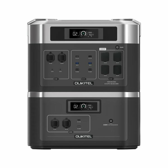 Купити модульну зарядну станцію OUKITEL BP2000E (2048 Вт·год / 2200 Вт) — LiFePO4, чистий синус 2.2 кВт, ДБЖ <10мс Купити модульну зарядну станцію OUKITEL BP2000E (2048 Вт·год / 2200 Вт) — LiFePO4, чистий синус 2.2 кВт, ДБЖ <10мс