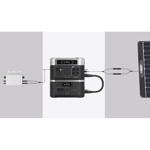 Купити модульну зарядну станцію OUKITEL BP2000E PRO (2048 Вт·год / 3600 Вт) — LiFePO4, чистий синус 3.6 кВт, ДБЖ <10мс