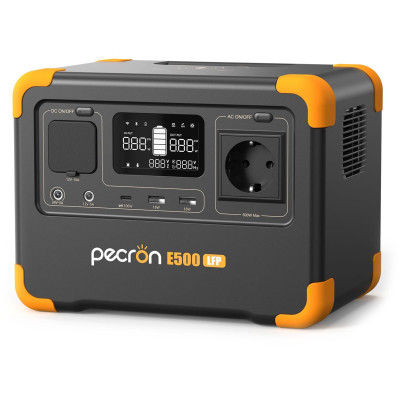 Зарядна станція Pecron E500LFP (576 Вт·год / 600 Вт) Зарядна станція Pecron E500LFP (576 Вт·год / 600 Вт)