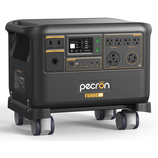 Купити промислову зарядну станцію Pecron F5000LFP (5120 Вт·год / 7200 Вт) — LiFePO4, чистий синус 7.2 кВт, функція ДБЖ Купити промислову зарядну станцію Pecron F5000LFP (5120 Вт·год / 7200 Вт) — LiFePO4, чистий синус 7.2 кВт, функція ДБЖ