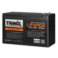 Акумулятор Trinix LFP 12V6Ah LiFePO4 (76Wh) 24000 mAh Акумулятор Trinix LFP 12V6Ah LiFePO4 (76Wh) 24000 mAh