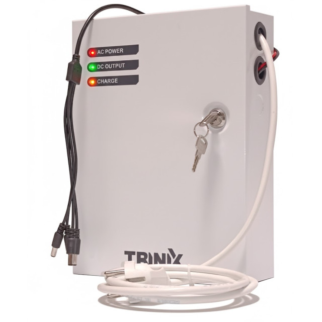 LiFePO4 безперебійник для роутера Trinix 24000 mAh (76Wh) у металі, швидка зарядка